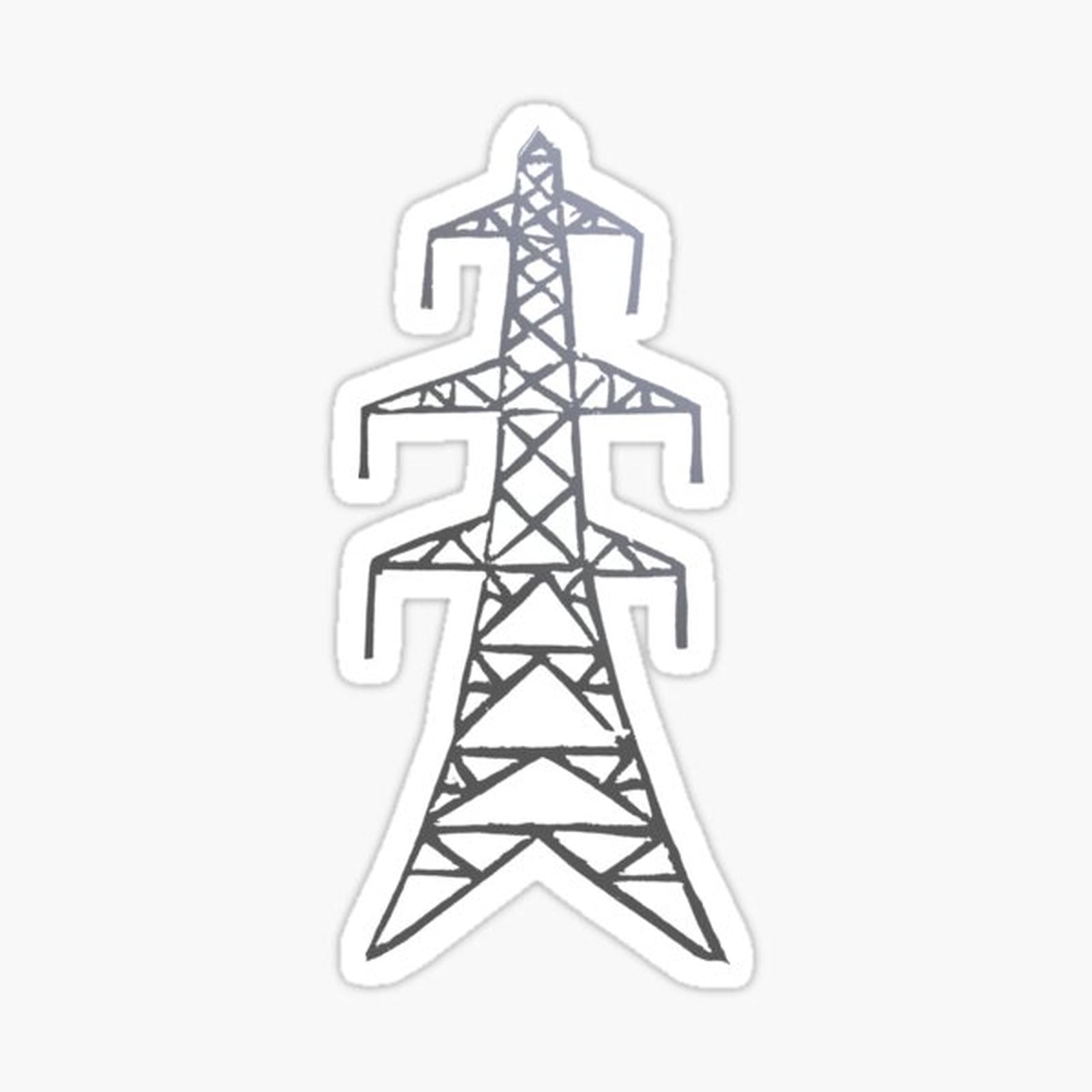 Grey Electricity Pylon