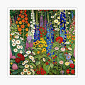 Gustav Klimt Flower Garden