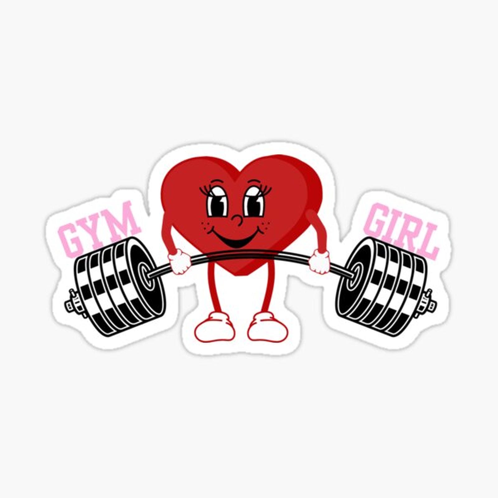 Gym Girl Sticker