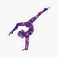 Gymnastics Handstand Silhouette