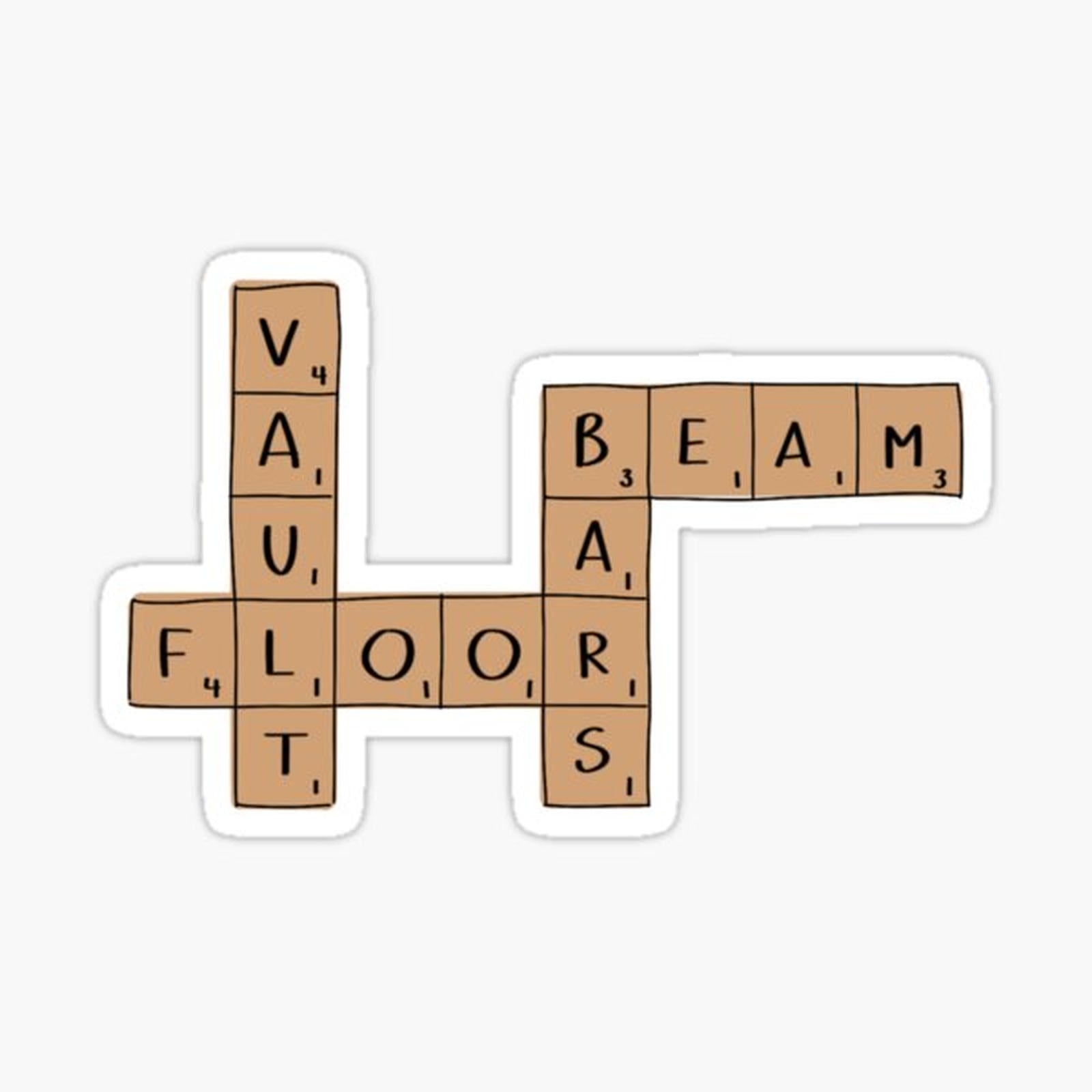 Gymnastics scrabble