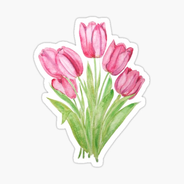 hand painted pink