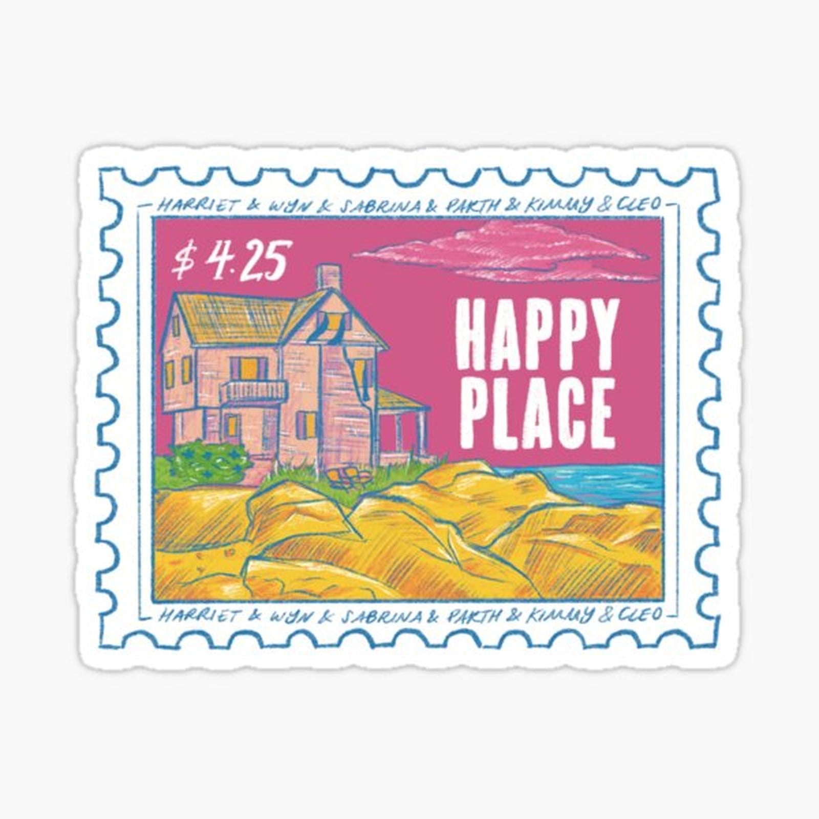 happy stamp