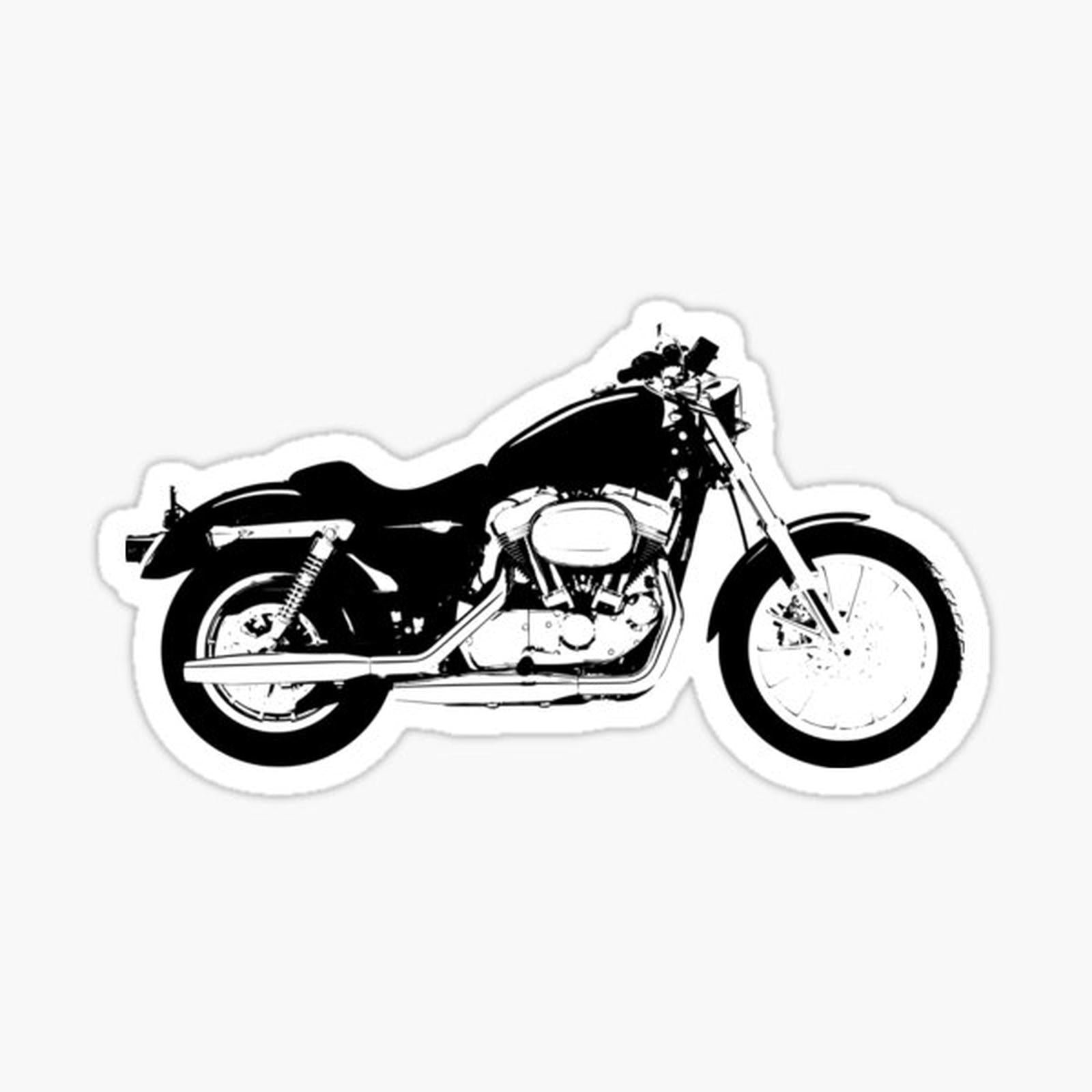 Harley Davidson Sportster Silhouette Design