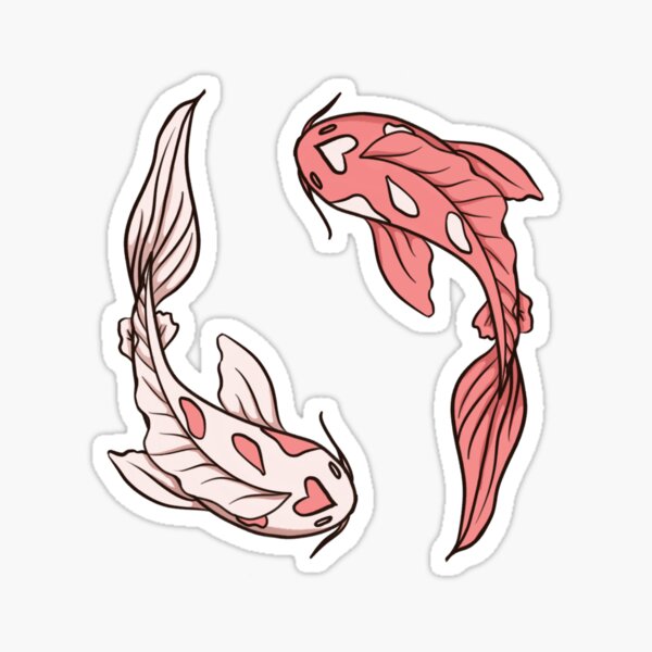 heart koi fish