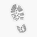 hiking bootprint
