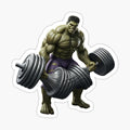 hulk in gym