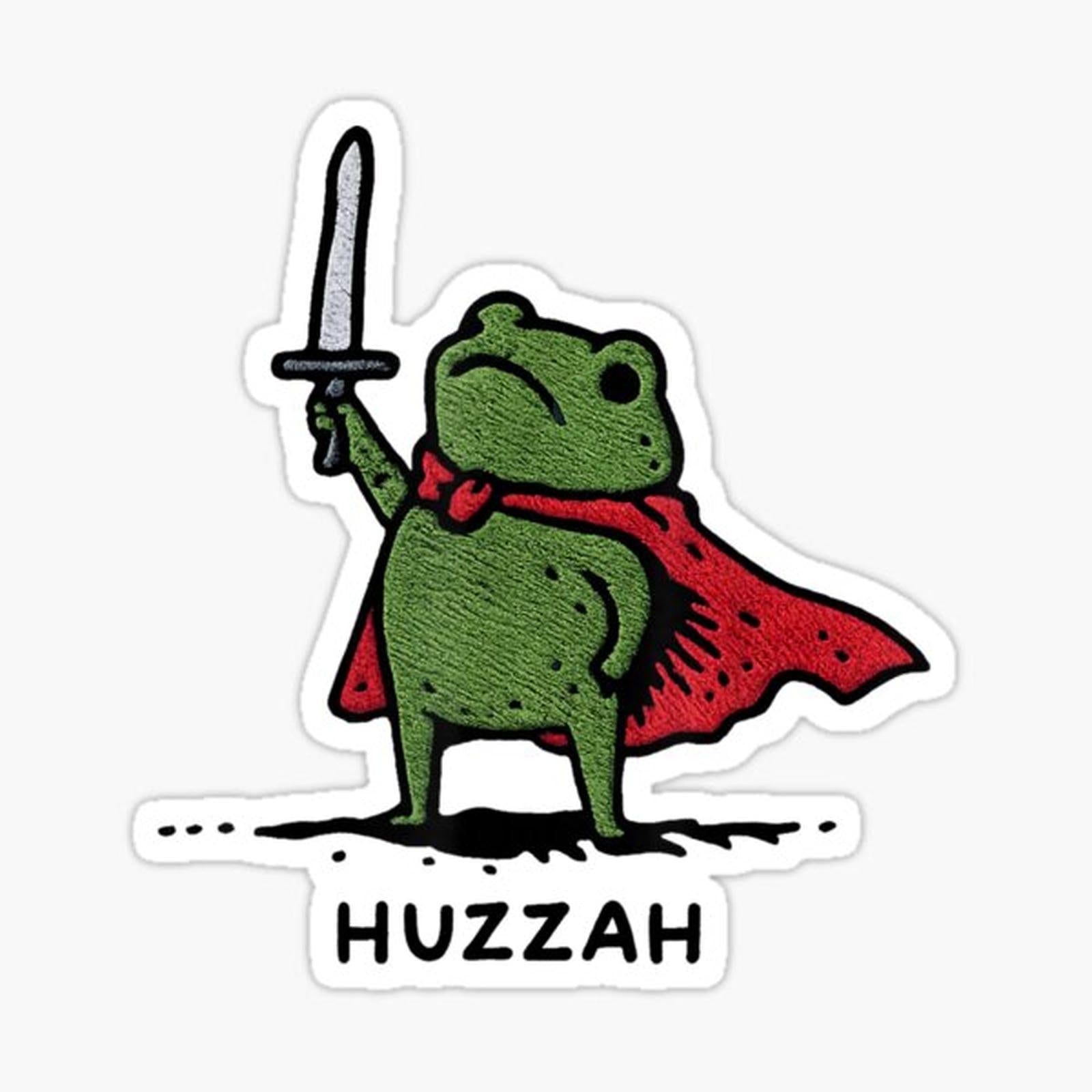 Huzzah Frog With Sword