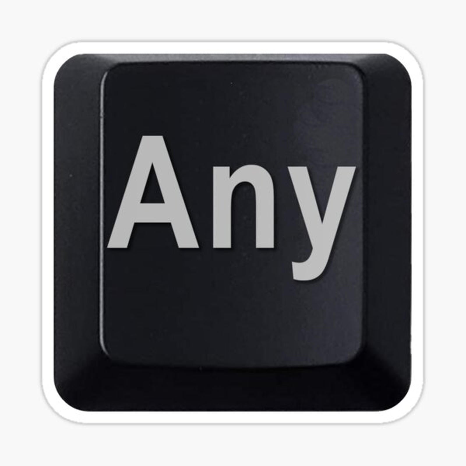 I Found the ANY Key
