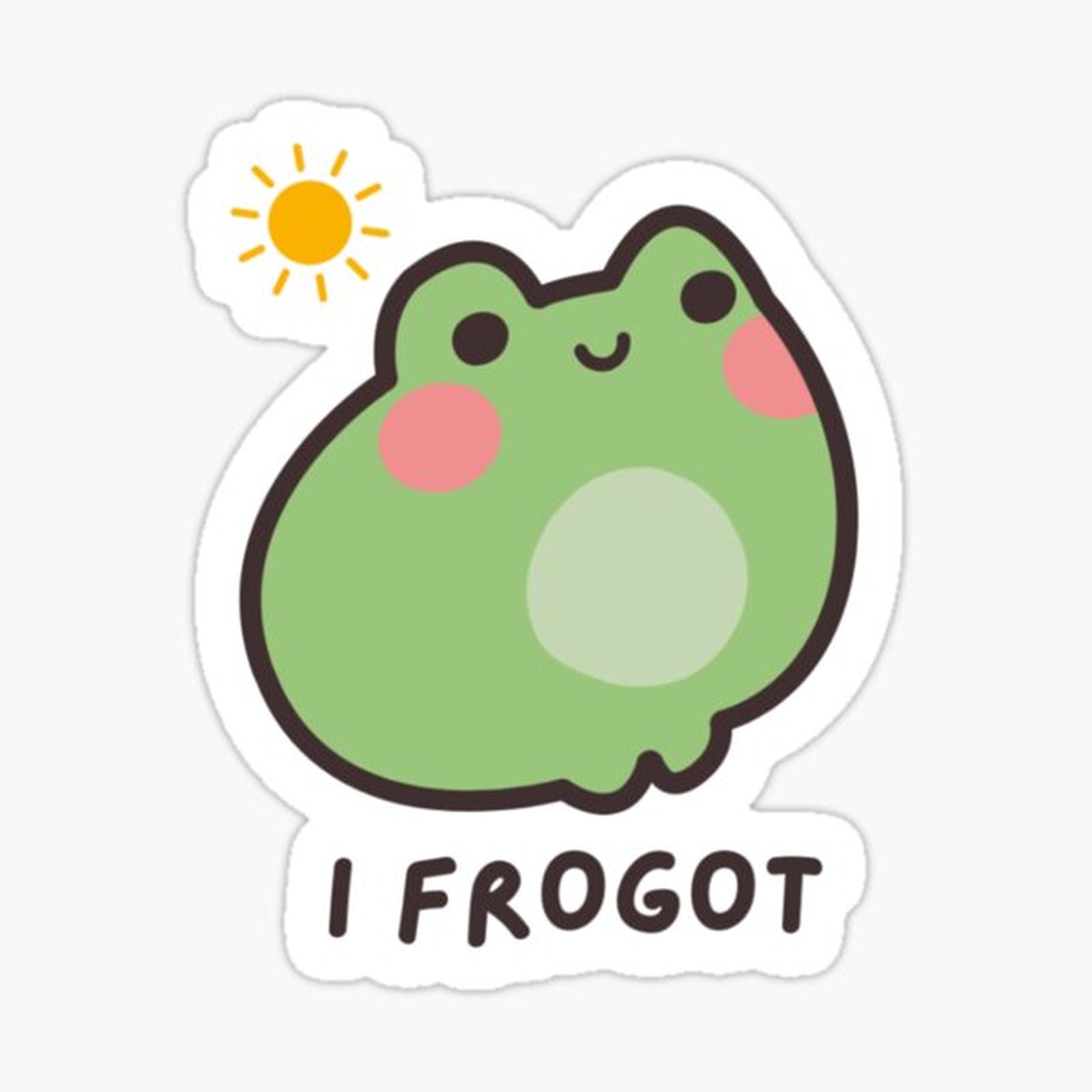 I FROGOT – Cute Frog Meme