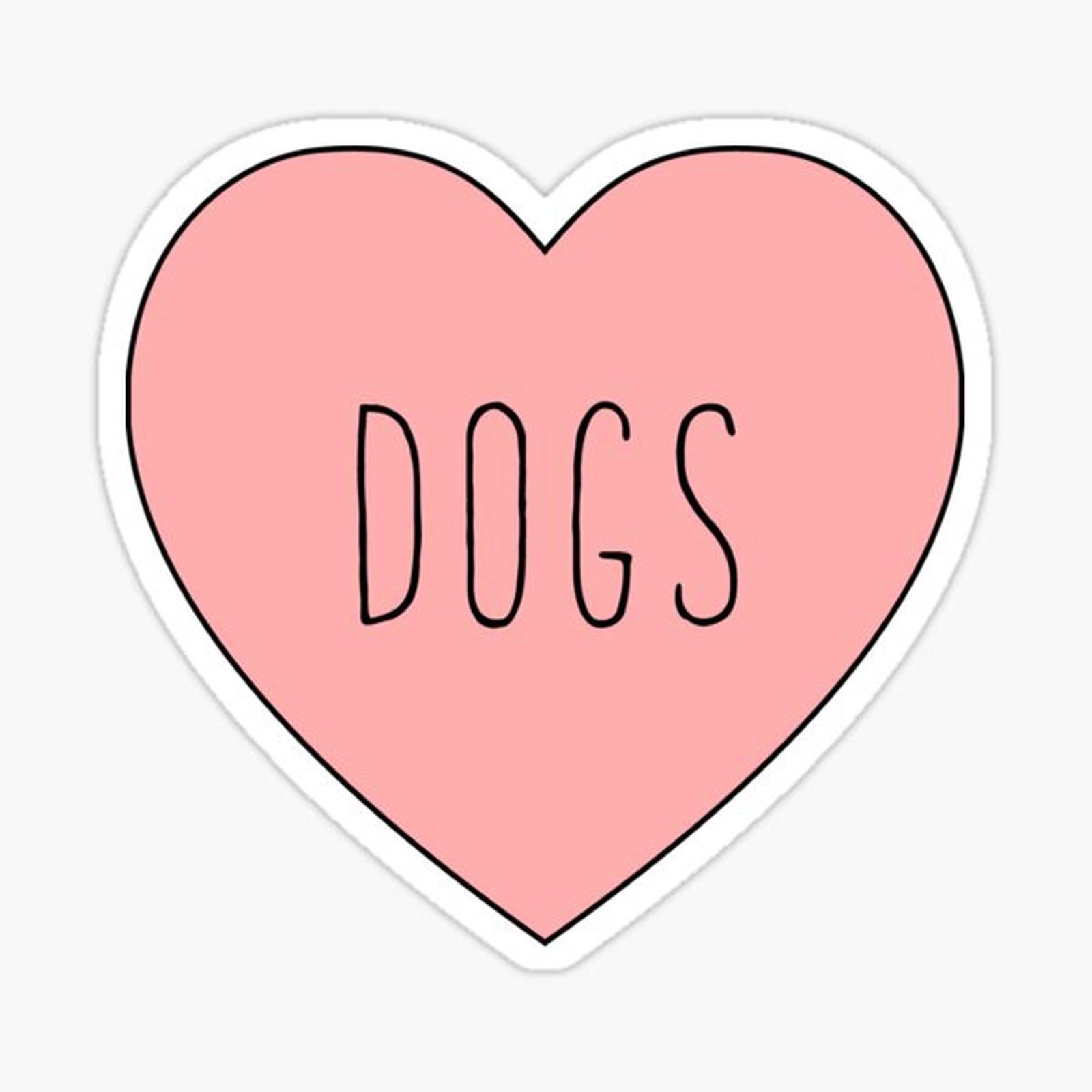 I Love Dogs Heart _ Dog