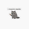 i Require Snacks Funny Raccoon