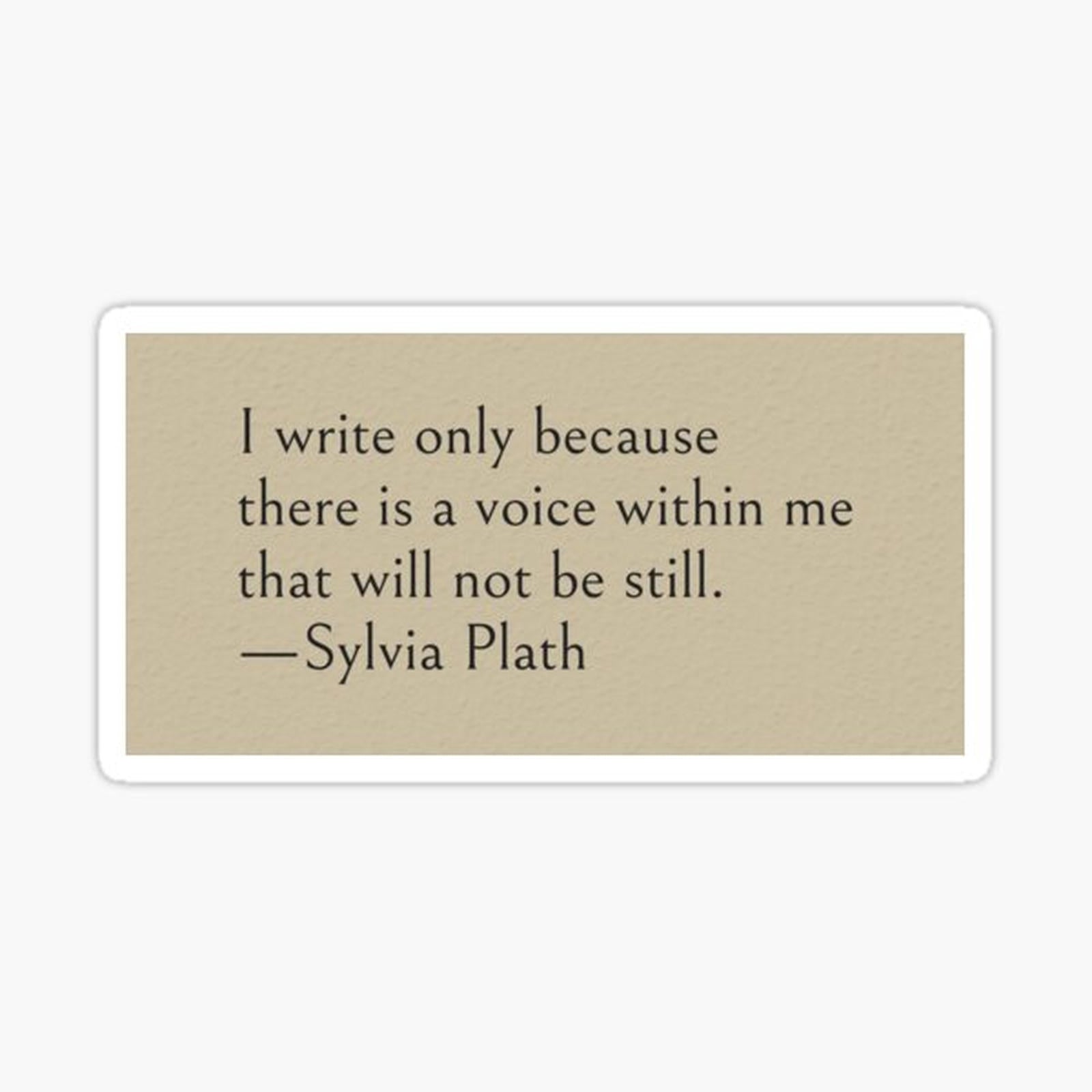 I write only