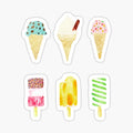 ice cream selection