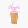 Iced Coffee & Bow
