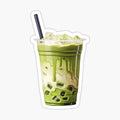 iced matcha latte (2)