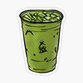 iced matcha tea