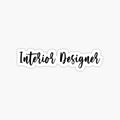 Interior Designer in script