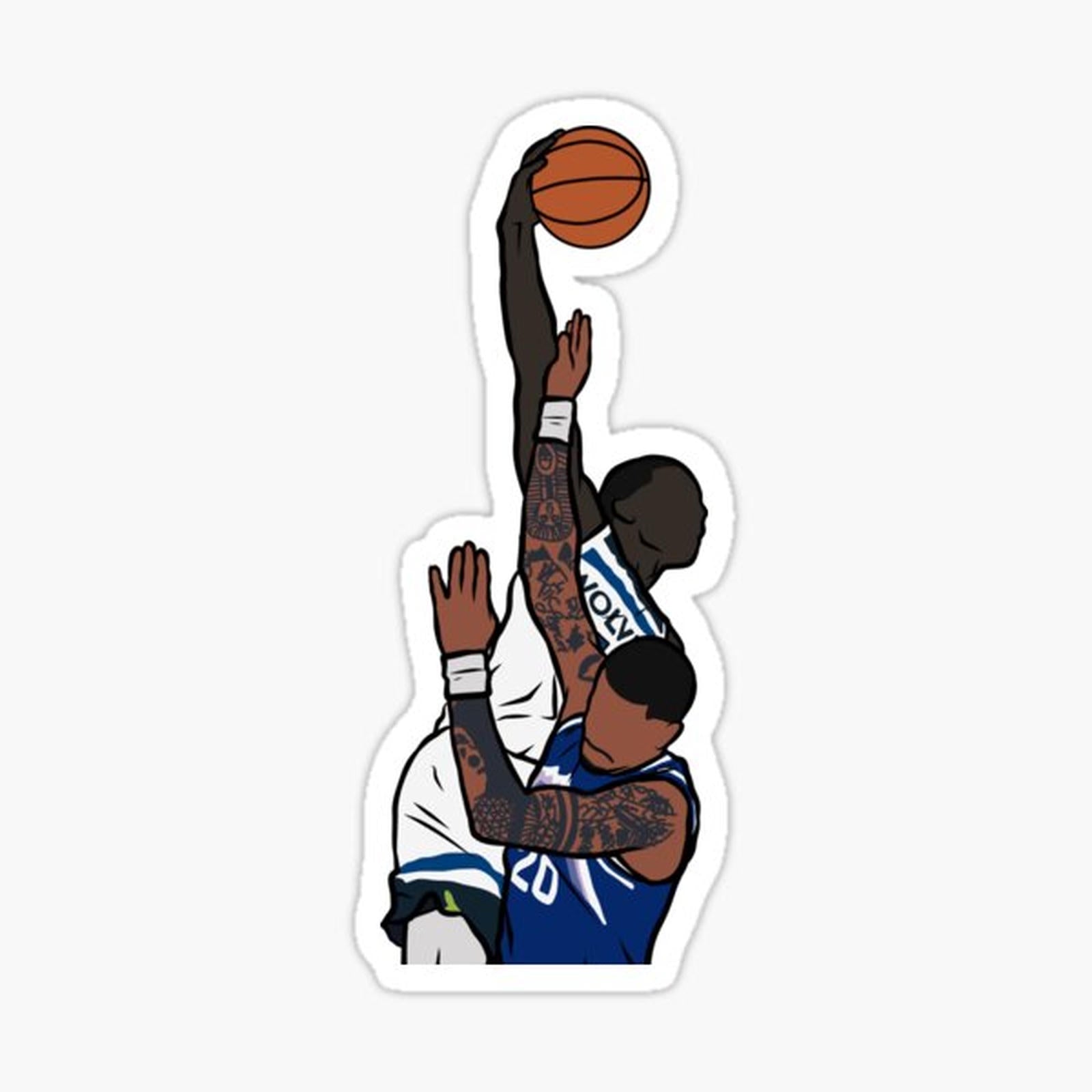 Anthony Edwards Dunks on John Collins 2