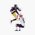 Antonio Brown Kicks Punter