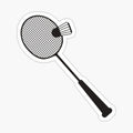 Badminton Player Minimalist Design