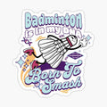 Badminton Saying.Badminton Is In My DNA.