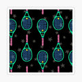 Badminton & Stars Pattern