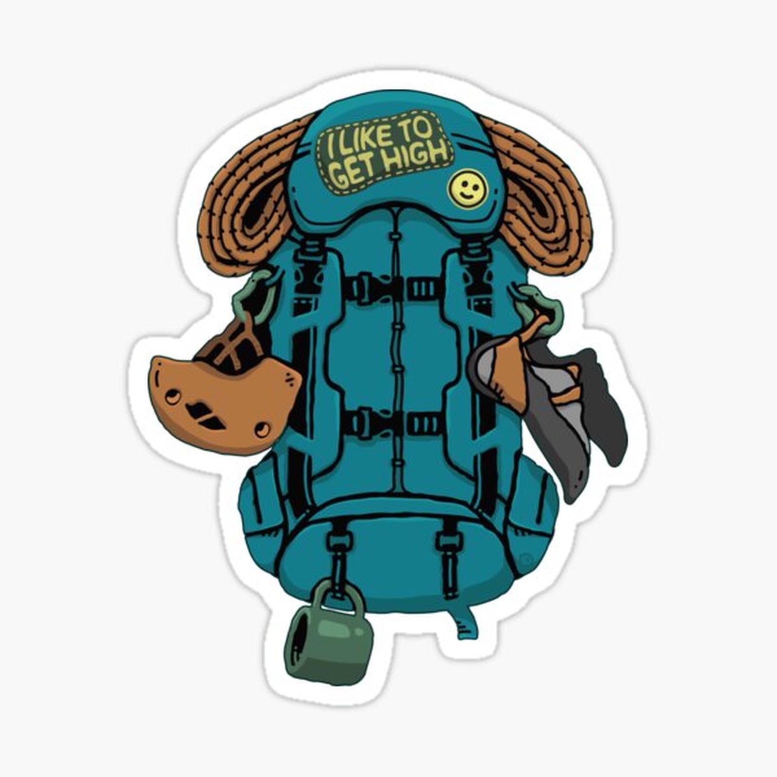 Climbing Backpack and Gears _ I Like to Get High