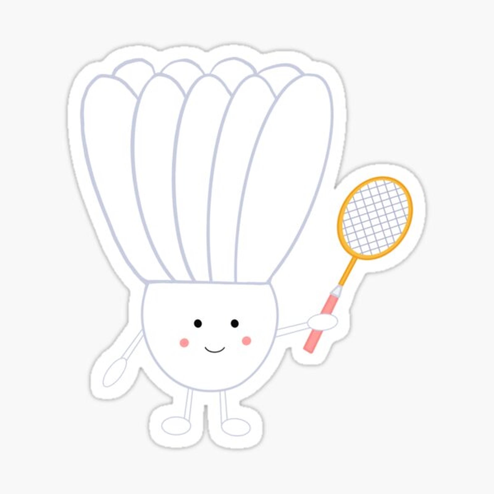Cute Badminton Birdie