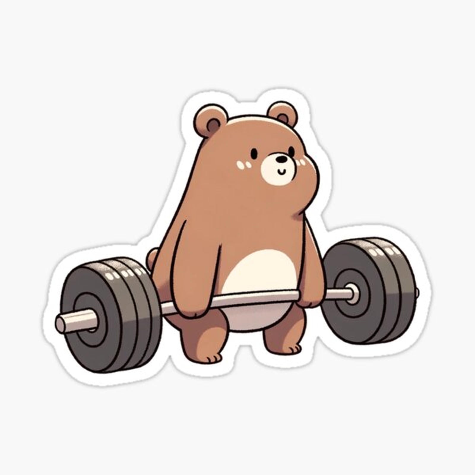Deadlifting Bear