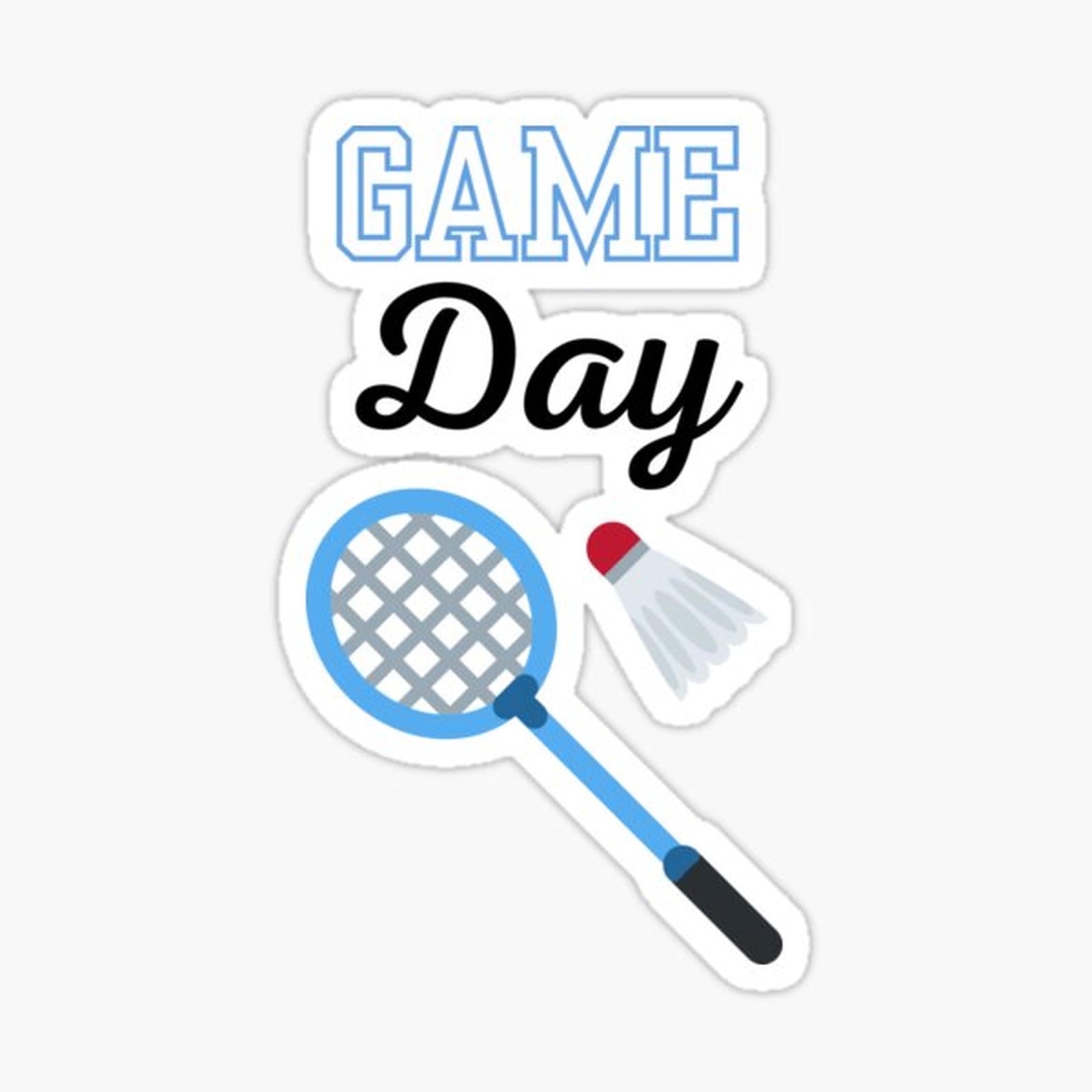 Game day, badminton sport or game hobby love play