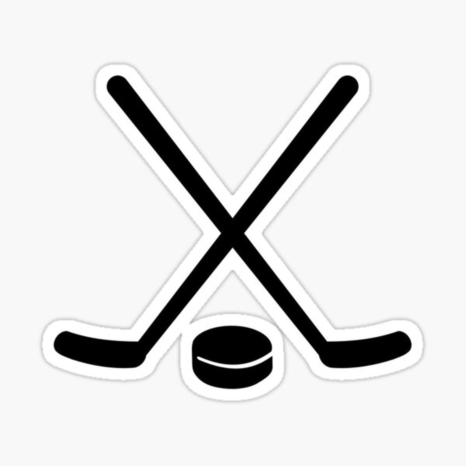 Hockey sticks puck