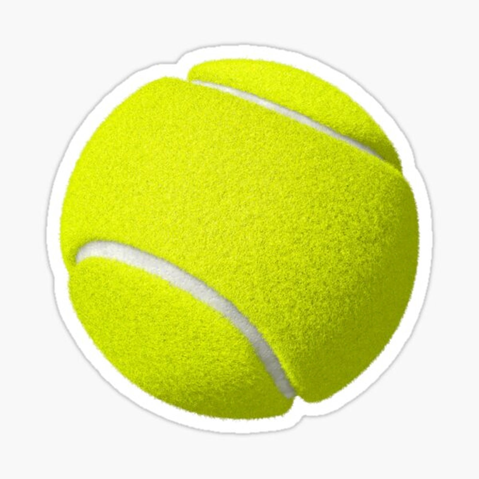 Tennis ball Sticker