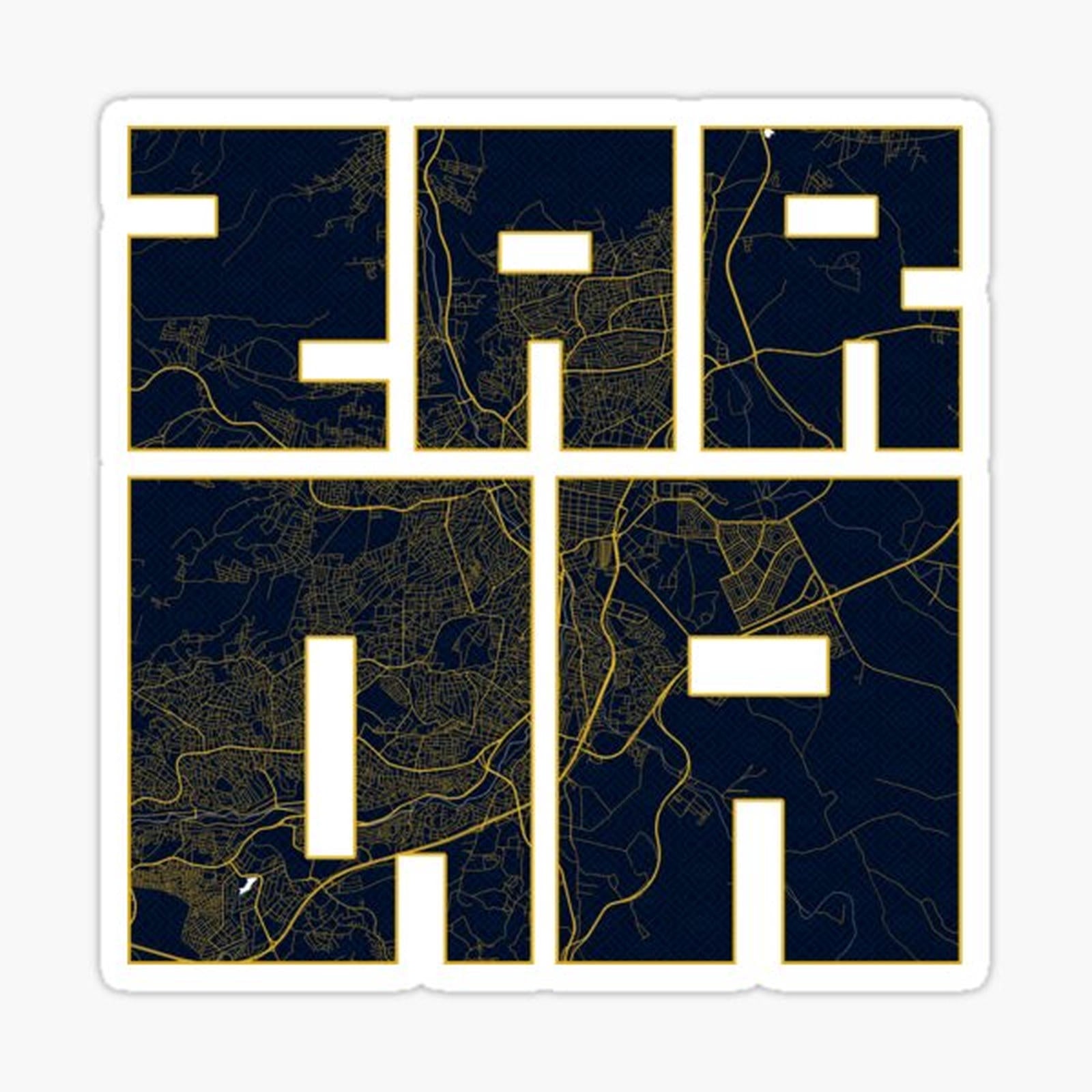 Zarqa City Map