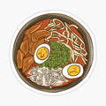 Japanses Ramen Noodles Bowl