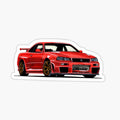 JDM legendary japanese car SKYLINE R34 Classic
