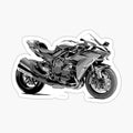 Kawasaki Ninja graphic illustration