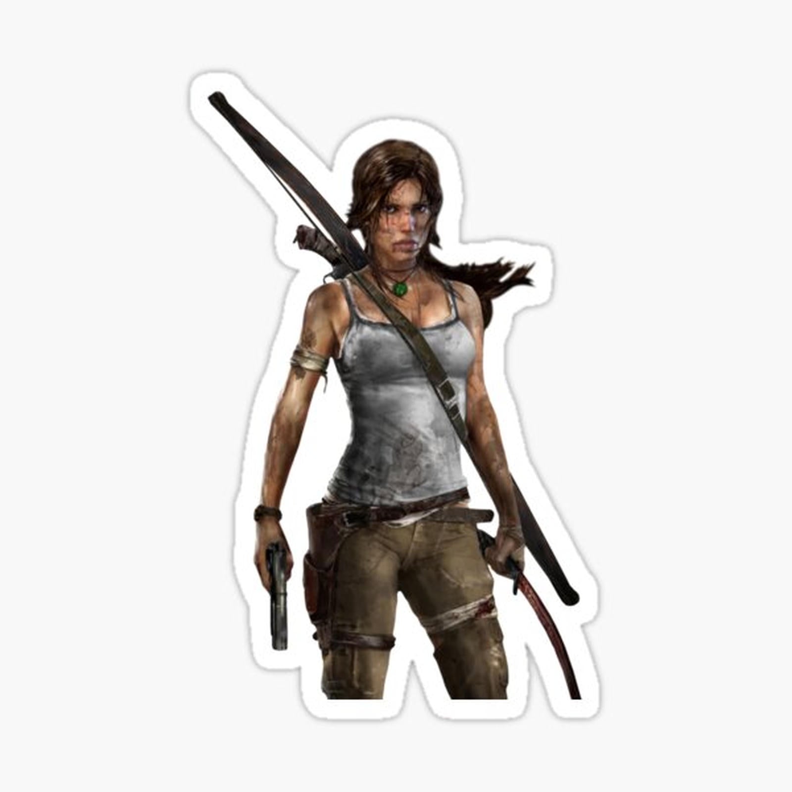 Lara Croft  _ gaming Inspired _ Wall Art Home Decor _ HECKINFAROUT