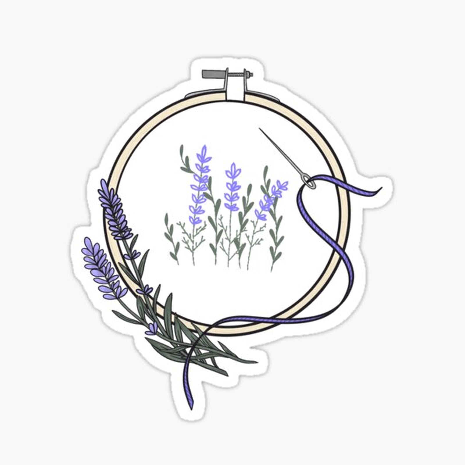 Lavender Hoop