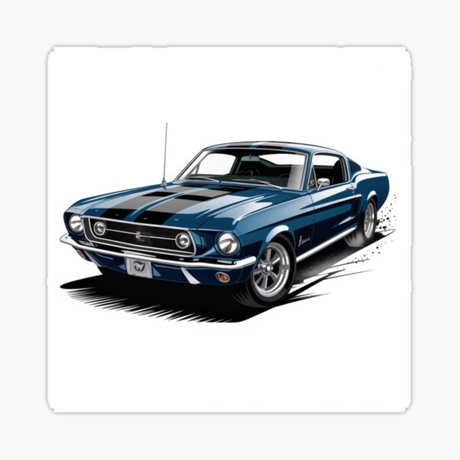 Legendary Blue Mustang
