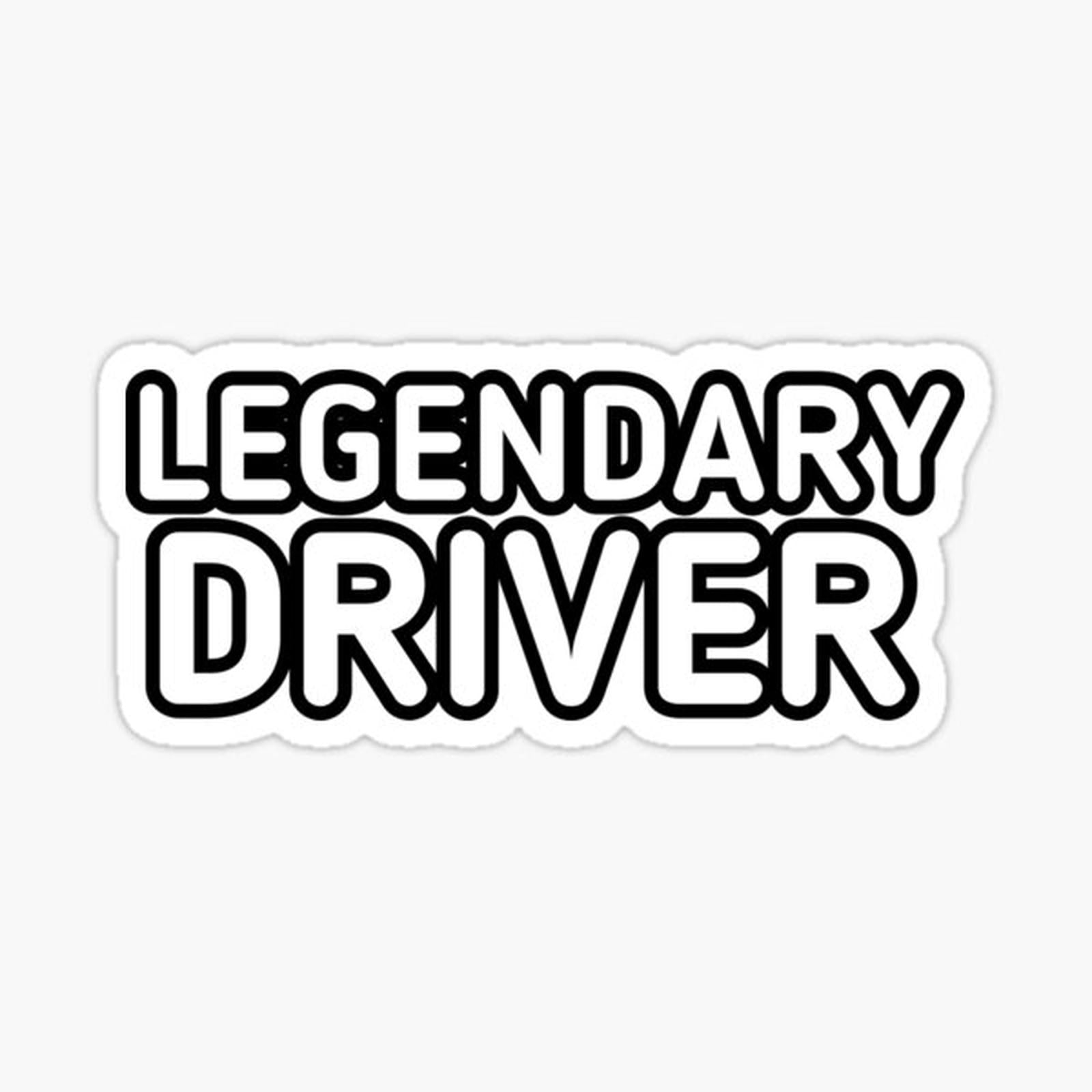 Legendary Driver - Sports Cars Enthusiast - Graphic Typographic Text Saying - Race Car Driver Lover -