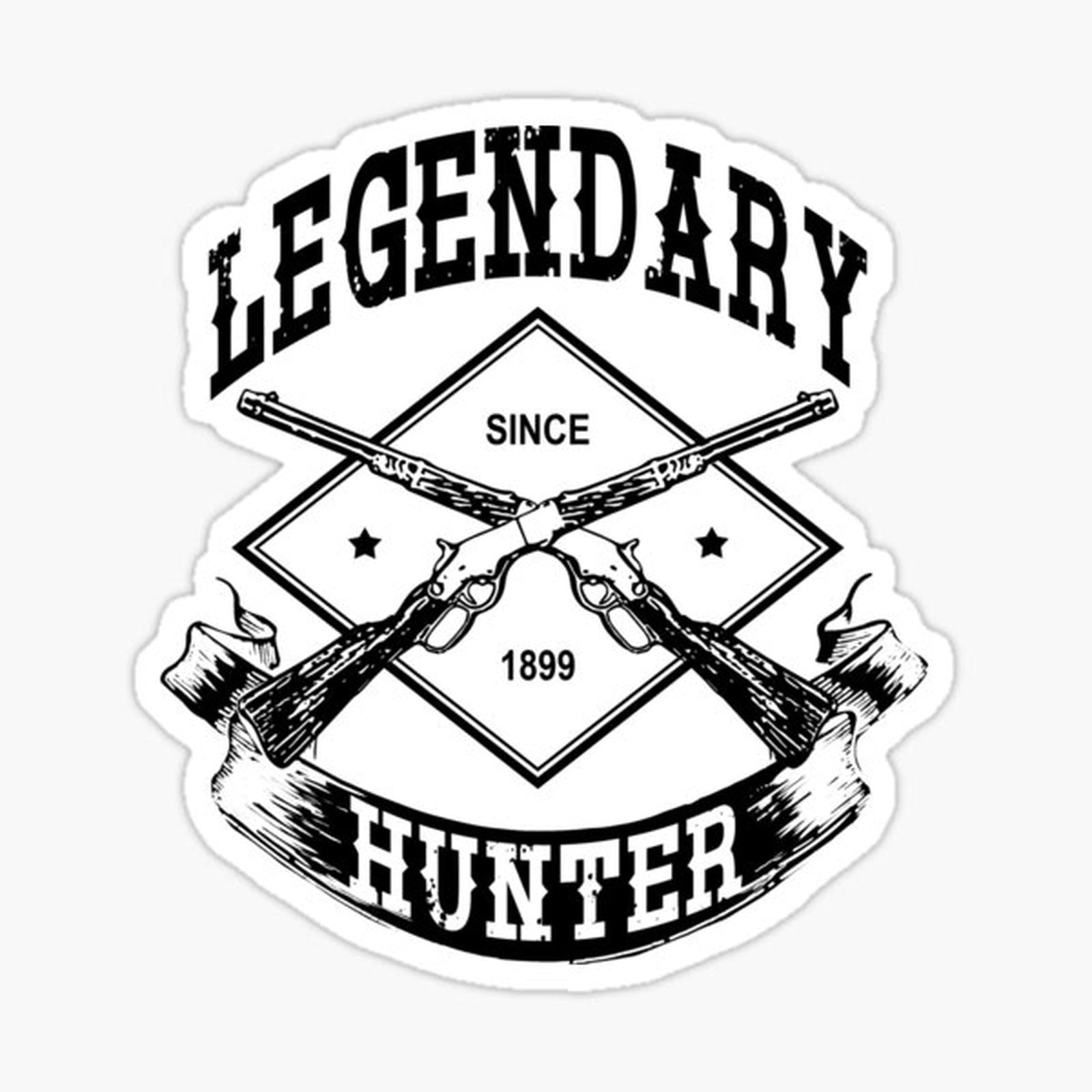 Legendary Hunter Black Print