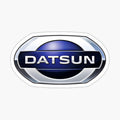 light grey datsun badge
