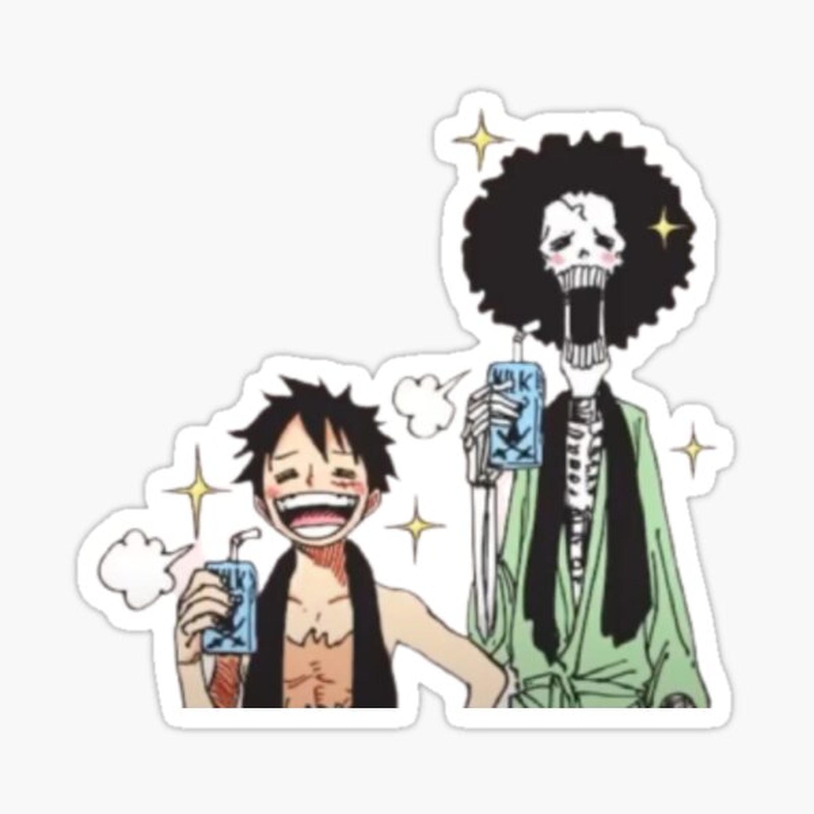 Luffy and Brook