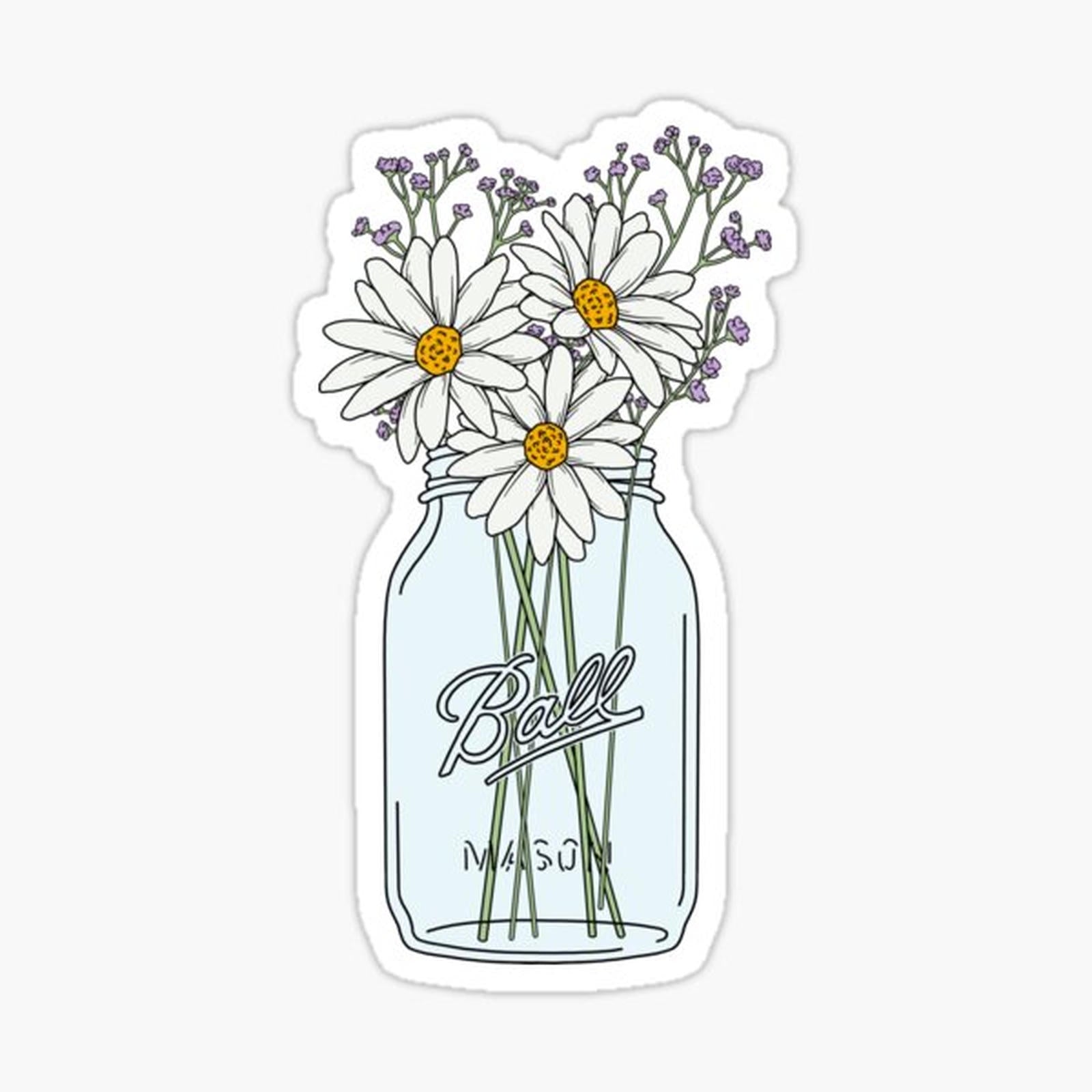 Mason Jar Daisies