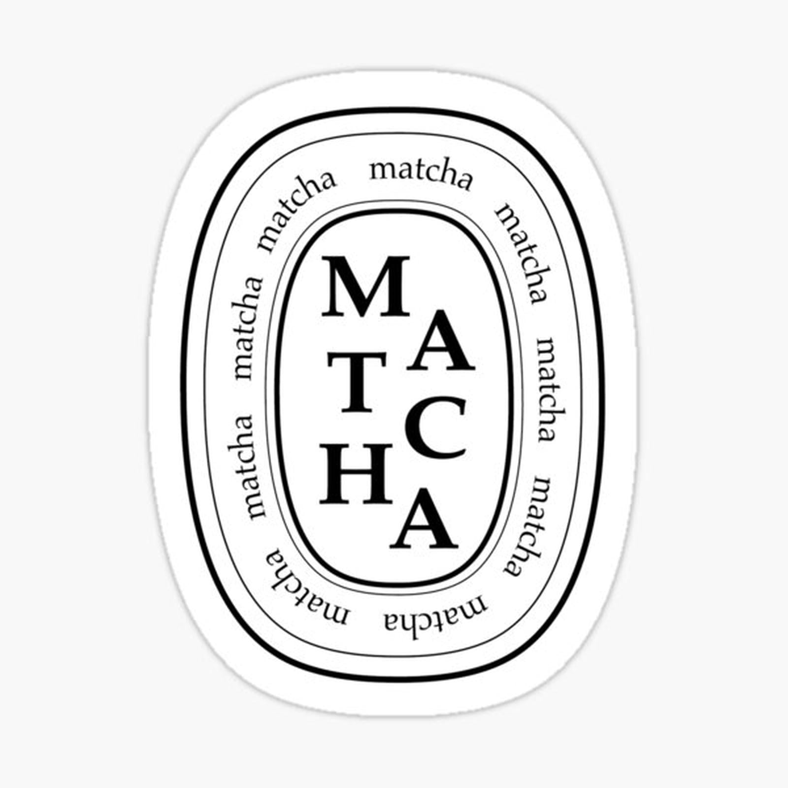 Matcha Cup Label