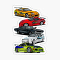 Mens Best Jdm Legendary Car From Movie 2Gz-Gte Supra A80 Rx-7 Fd American Muscle