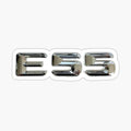 Mercedes-Benz E55 W211 Emblem on Black