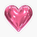 metallic heart