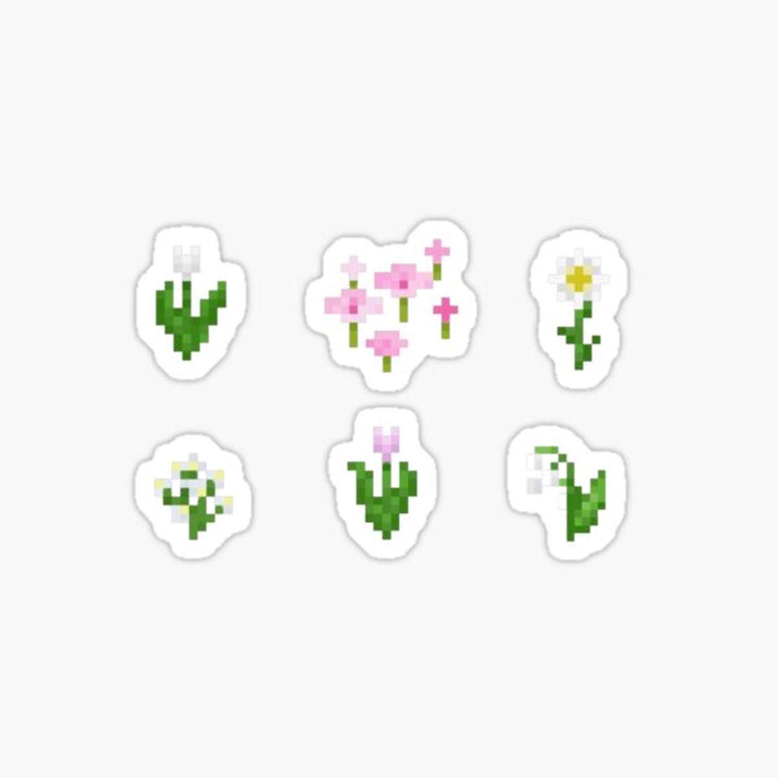 Minecraft pastel flower pack
